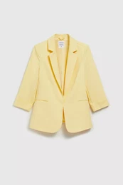 Women's blazer - light yellow