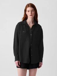 Muslin Oversize Shirt - Ladies