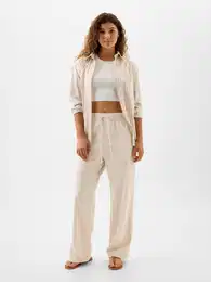 Lnn kalhoty Wide-Leg - Dmsk