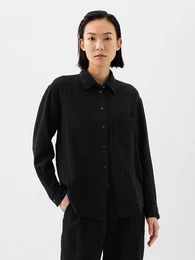 Muslin Oversize Shirt - Ladies