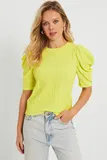 Zelena Bluza s Puf Rokavi za dame image