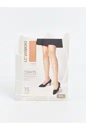 Lcwk Women's 15 Denier Plain Tights