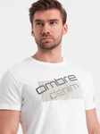 Ombre T-Shirt mit Logo Herren (12345) white