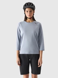 Dmsk cyklistick rychleschnouc triko s dlouhmi rukvy - modr