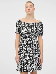 Women's Black Knee-length Dress - Women's