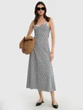 Stripes Maxi obleke za dame image