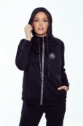 Woman's Sweatshirt Sporting Hoodie Zip
