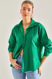 Women's Basic Foldable Sleeve Shirt