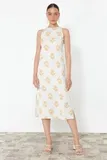 Jacquard Midi obleke za dame image