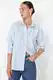 Trendyol Light Blue Regular Fit Woven Shirt with Stone Detail on the Front