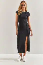 Women's Slim Fit Lycra Double Chest Camisole Dress