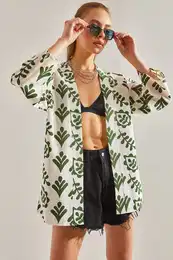 Women's Patterned Kimono