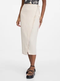 Beige women's skirt - Women's