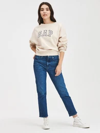 Women's blue slim jeans