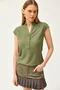 Italijanska Short sleeves Svilene Bluze za dame image
