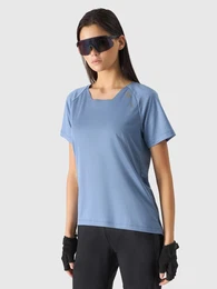 Women's quick-drying cycling T-shirt - blue