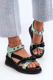 Women's Sandals With Bow D&A