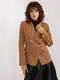Light brown women's blazer OCH BELLA
