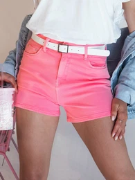 Szorty jeansowe damskie GLAMWEAR rowe