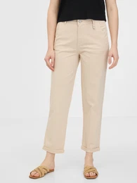 Beige Women's Trousers - Ladies
