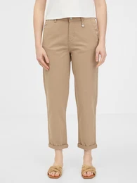 Beige Women's Trousers - Ladies