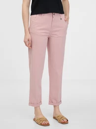 Light pink women's trousers - Women's