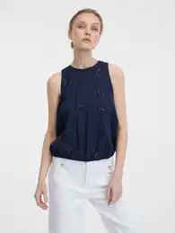 Navy blue women's blouse - Women