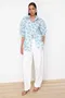 Modra, Turkizna Short sleeves Srajce za dame image