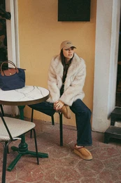 Dark Blue High Waist Wide Leg Jeans