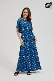 Women's maxi dress - dark blue