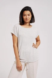 Dmsk halenka - ecru bl