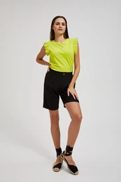 Women's Linen Shorts - Black