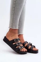 Women's rubber slippers JJ285058 Black