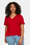 Short sleeves Peplum bluze za dame image