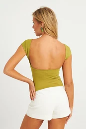 Women's Kiwi Backless Blouse