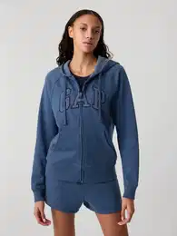 Logo and Fleece Sweatshirt - Women
