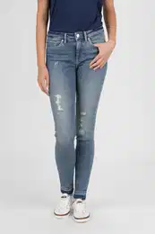 Jeans - COMO RW ANKLE HILDA blue-grey