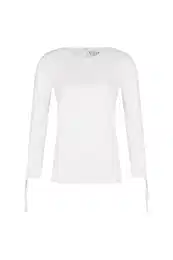 Shirt - ROMA TOP 3/4 SLV white