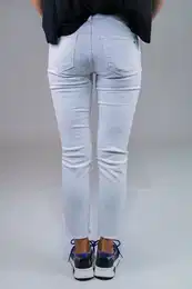 Jeans - VENICE RW CROPPED F EDDY white