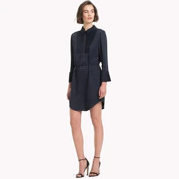 Dress - OC PIA DRESS 3-4 SLV dark blue