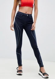 Jeans - GIGI HADID VENICE HW blue