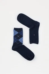 Socks - TH WOMEN CHECK SOCK 2P