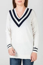 Sweater - HILDA V-NK SWTR multicolour