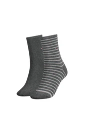 Socks - TH WOMEN SMALL STRIPE 2P grey