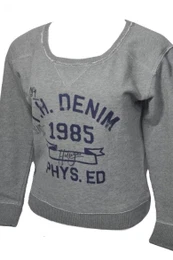 Sweatshirt - Sharon cn hknit grey