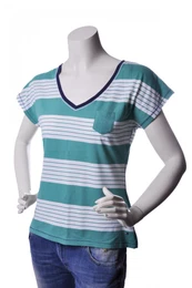 T-shirt - lima stp v-nk ss green