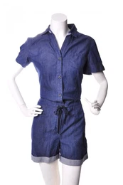 Jumpsuit - chambray jumpsui blue