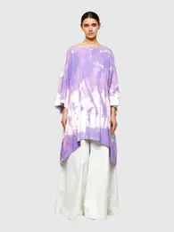 Dress - D-EXTRA-A1 DRESS purple-white