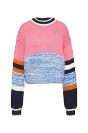 Sweater - Tommy Hilfiger TJW SLEEVE COLORBLOCK SWEATER multicolor