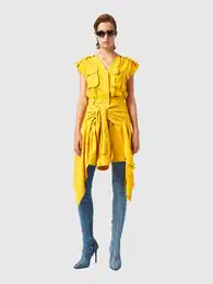 Dress - D-GIUDITTA DRESS yellow